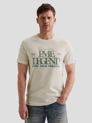 PME Legend Jersey Artwork T-Shirt Egret