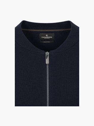 CASAMODA Pullover Zip Navy