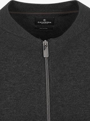 CASAMODA Pullover Zip Antra