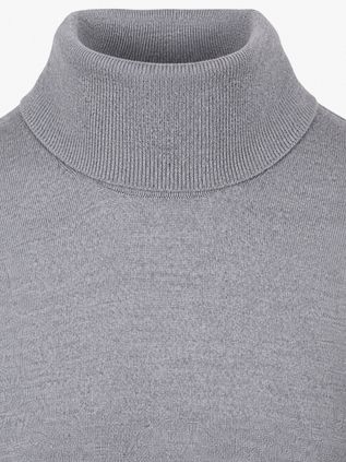 Pull Col Roulé Olymp Laine Gris