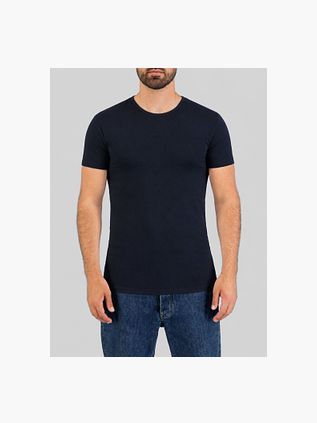 Garage Stretch Basic Navy O-Neck