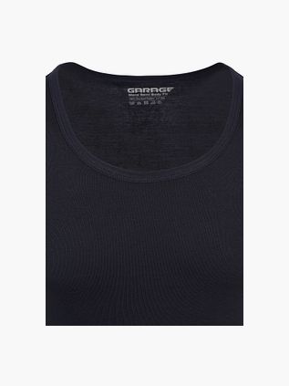 Garage Stretch Basic Singlet Dark Blue