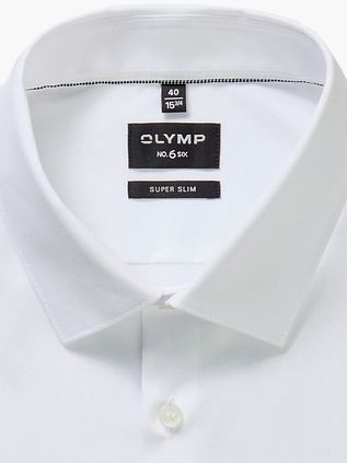 OLYMP No'6 six Shirt Skinny Fit Extra Long Sleeve White