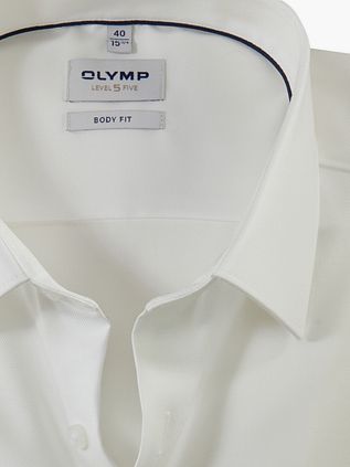 OLYMP Shirt Level 5 Body Fit Off-White