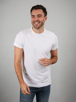 Suitable Ota T-Shirt Round Neck White 2-Pack