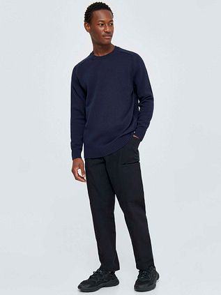 KnowledgeCotton Apparel Pullover Navy