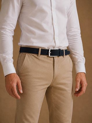 Suitable Belt Suede Dark Blue 309