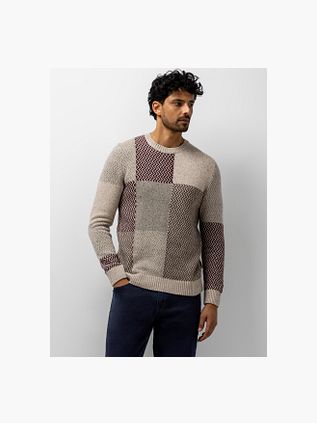 State of Art Pullover Crewneck Burgundy Block on Kit