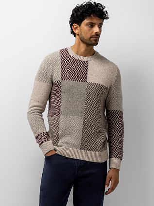 State of Art Pullover Crewneck Burgundy Block on Kit