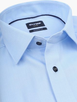 Olymp Chemise Luxor Structure Bleu Clair