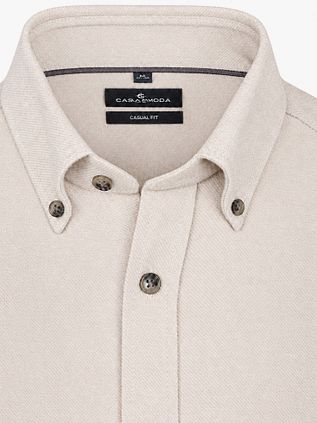 CASAMODA Shirt Faux Uni Beige