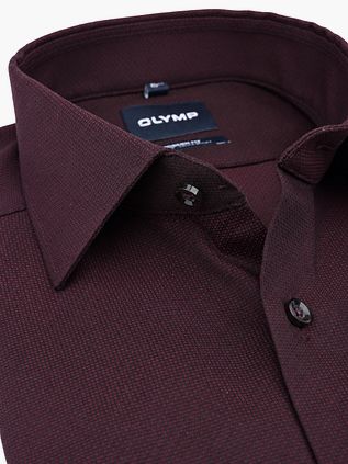 Olymp Luxor Chemise Bordeaux