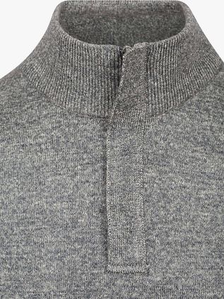 State Of Art Pullover Sportzip Donkerblauw