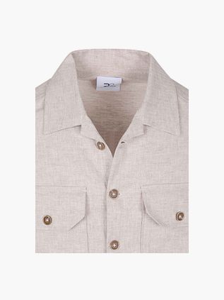 R2 Overshirt Linen Cotton Beige