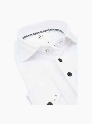 R2 Shirt Knitted Dobby White