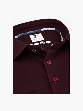 R2 Chemise Knitted Dobby Bordeaux