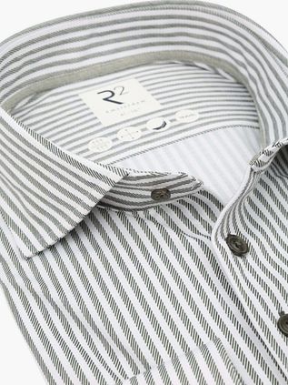 R2 Amsterdam Shirt Stripe Green