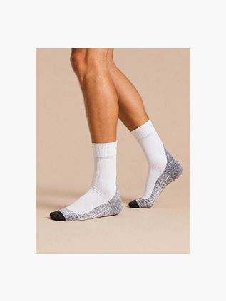 FALKE Padel Weiß Grau