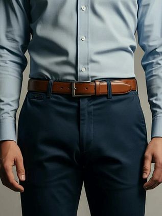 Suitable Ceinture Cognac 316