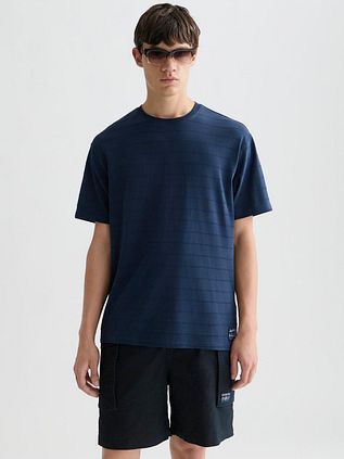 Scotch & Soda Structured T-shirt Navy