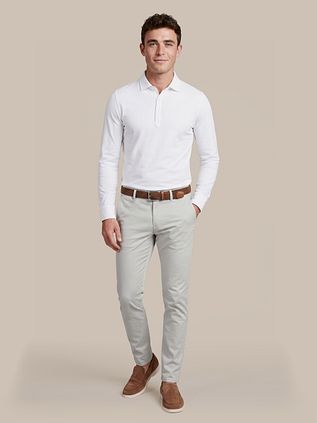 Mac Driver Pants Chino Silver