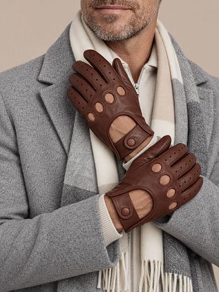 Hestra Gloves Morgan Leather Brown