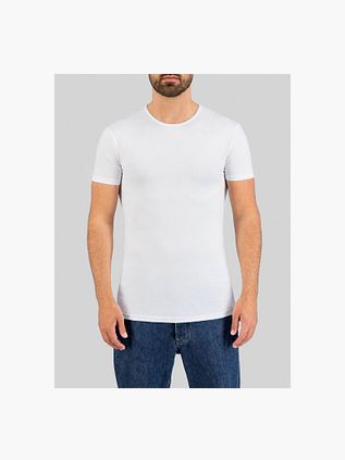 Garage Stretch Basic White O-Neck 4-Pack