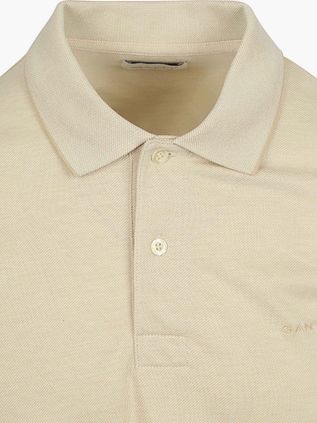 Gant 2Tone Piqué Poloshirt Ecru