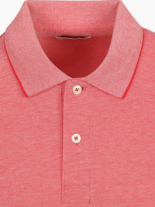 Gant 2Tone Piqué Poloshirt Rood