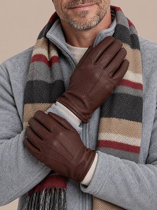 Hestra Gloves Andrew Leather Chocolate