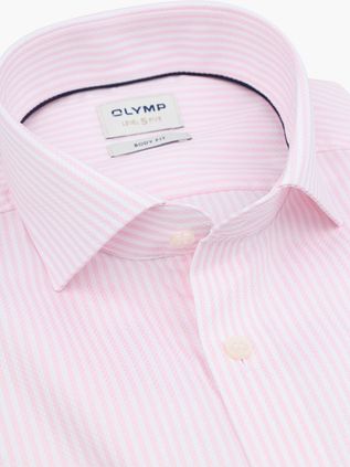 OLYMP Overhemd Level 5 Luxury Stripe Roze