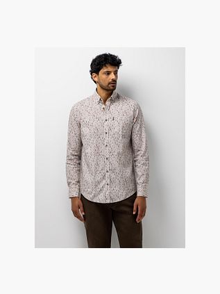State of Art Shirt Poplin Print Multicolour