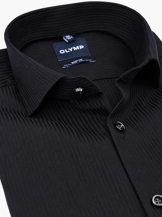 OLYMP Chemise Level 5 Shadowstripe Noir
