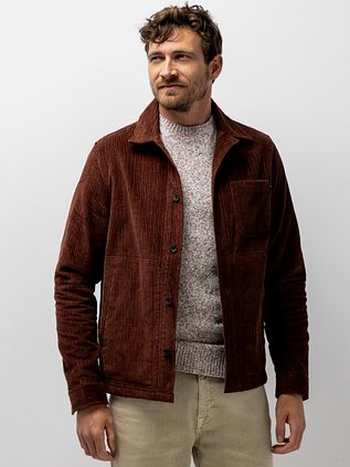 State of Art Overshirt Corduroy Burgundy