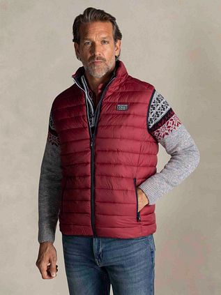 NZA Bodywarmer Puffer Cherry Red