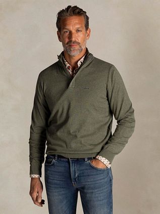 NZA Halv Zip Hættetrøje Akar Army