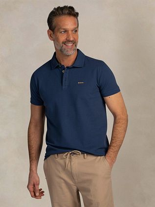NZA Polo Shirt Hawera Navy Sky