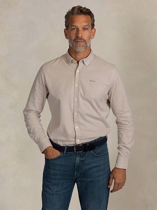 NZA Shirt BD Barn Twill Sand