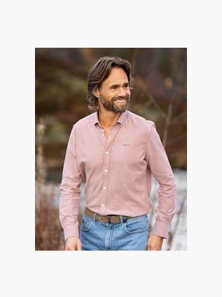 NZA Shirt BD Barn Twill Red
