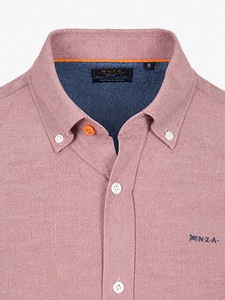 NZA Shirt BD Barn Twill Red
