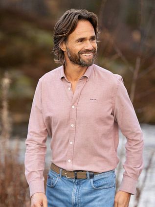 NZA Shirt BD Barn Twill Red