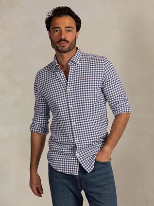 NZA Shirt BD Coarse Heavy Flannel Blue