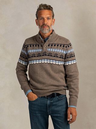 NZA Pullover Nordic Wool Blend Taupe