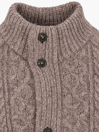 NZA Pullover Cable Wool Taupe