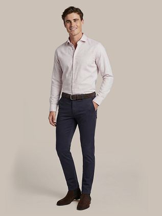 Suitable Melange Skjorte Sand