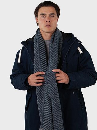 Barts Sohoho Scarf Blue Grey