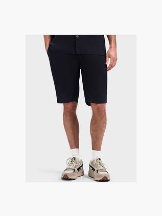 No Excess Leinen Short Navy