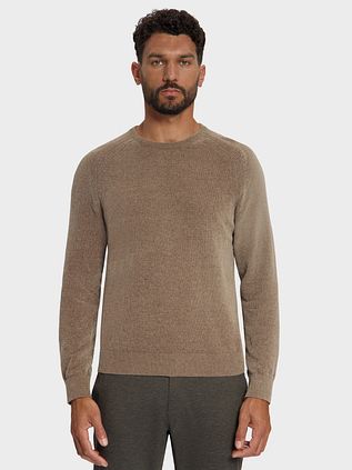 No Excess Sweater Chenille Light brown