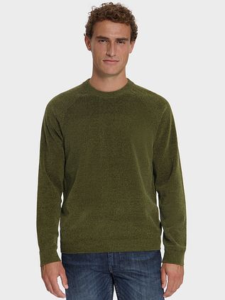 No Excess Jumper Chenille Olive