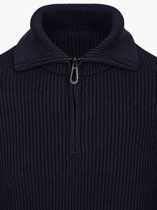No Excess Halfzip Pullover Rib Marine
